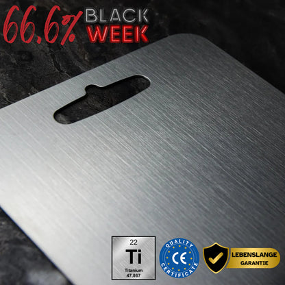 Titanware™ 100% Pure Titanium Cutting Board